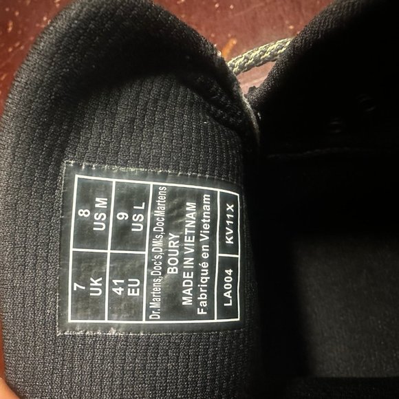 Dr. Martens Mens Gray LA004 Full Grain Leather Round Toe Casual Boots Size US 8 main image 4